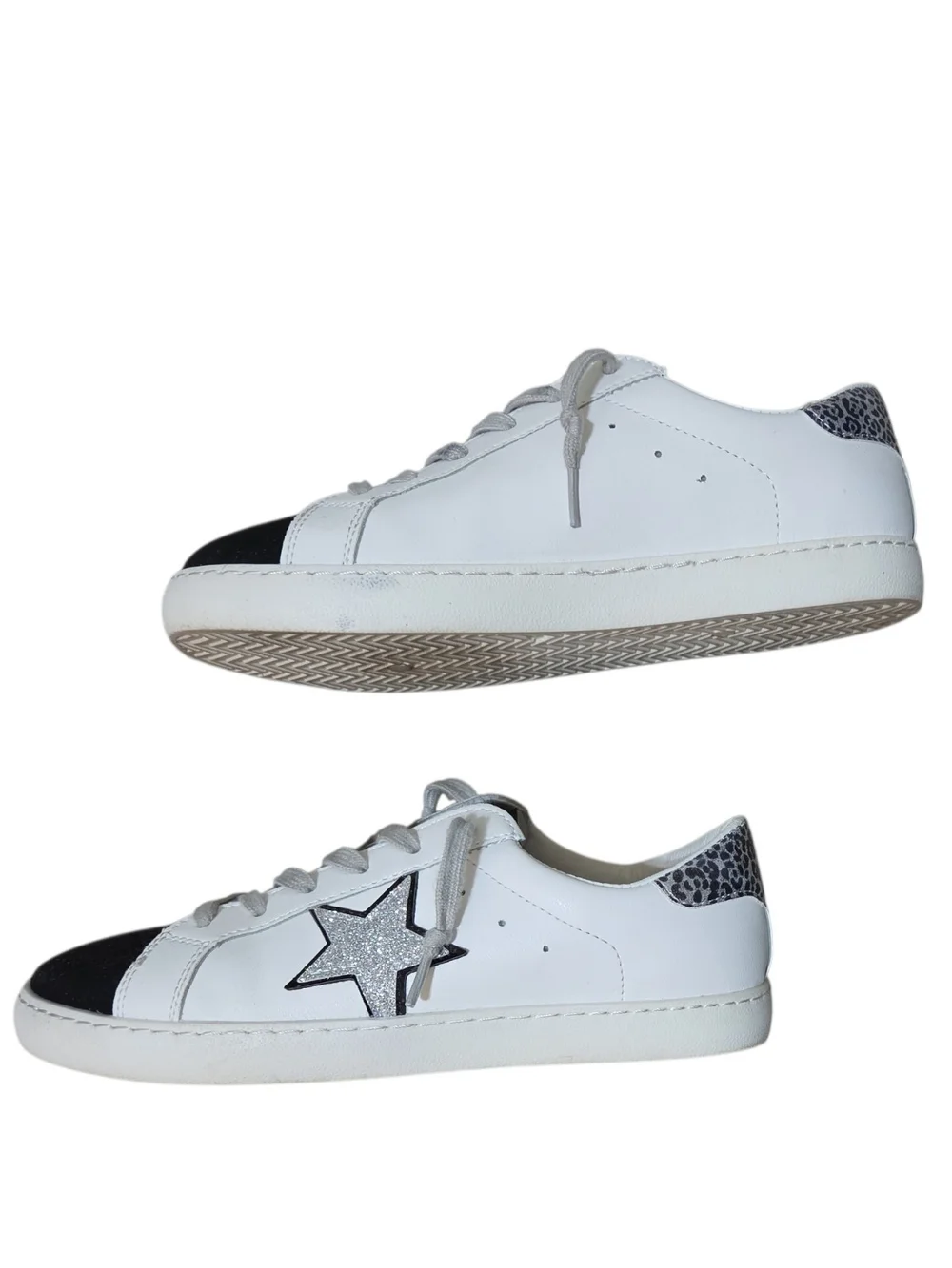 Vintage Havana Bianca White Sneakers Size 9 - Picture 5 of 10